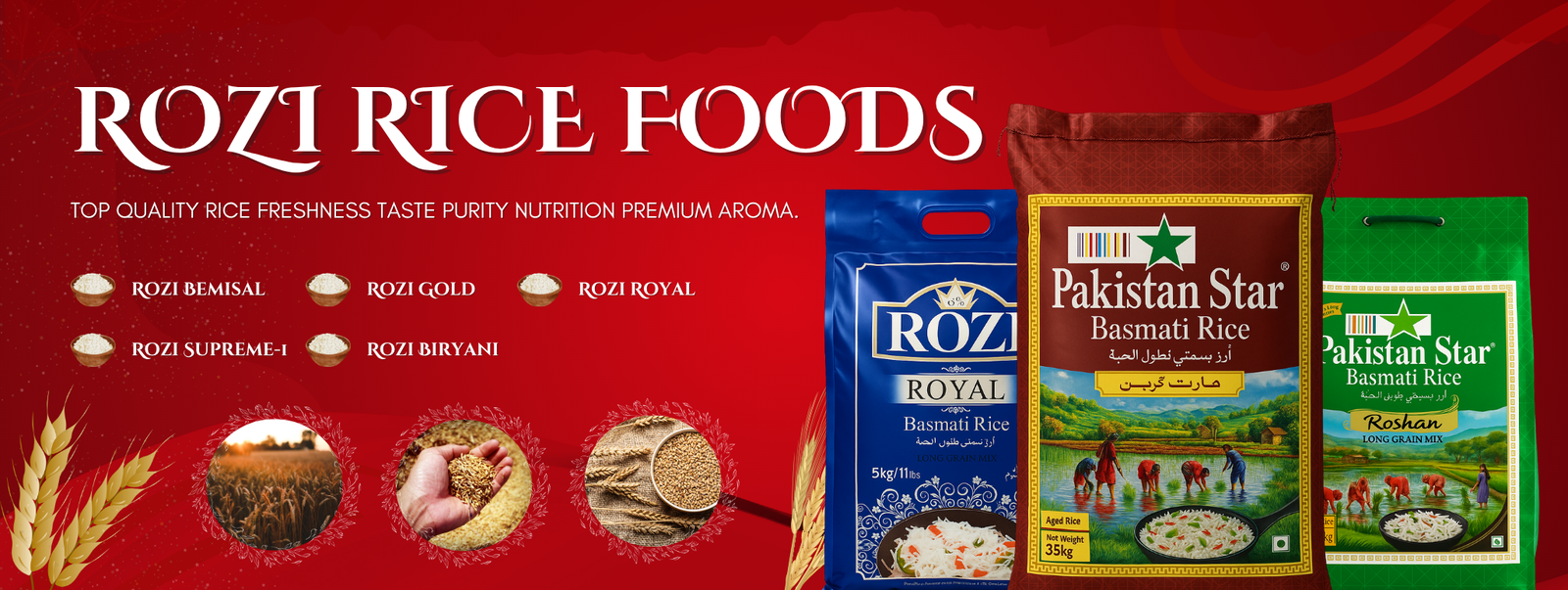 Rozi Foods Banner